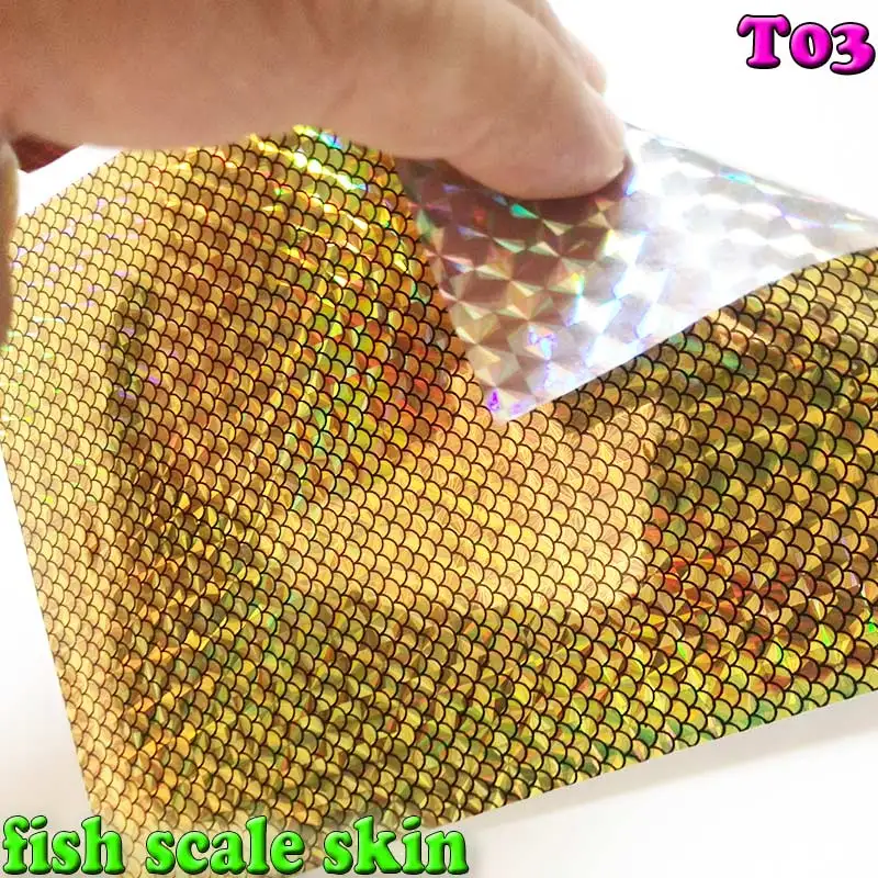 Calcomanías doradas T03 para señuelos de pesca - imagen 2