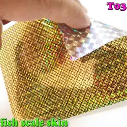Calcomanías doradas T03 para señuelos de pesca