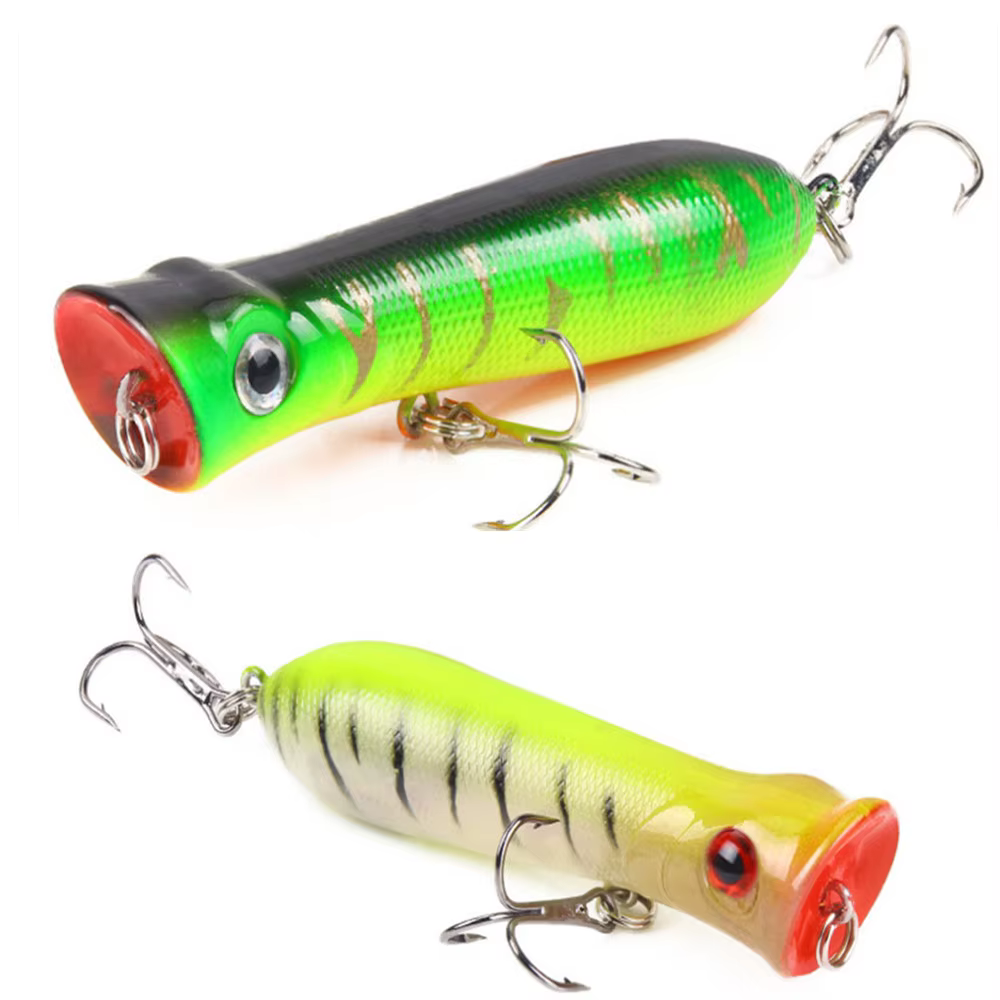 Señuelo Popper Topwater para carpa y lubina – acción superficial - imagen 4