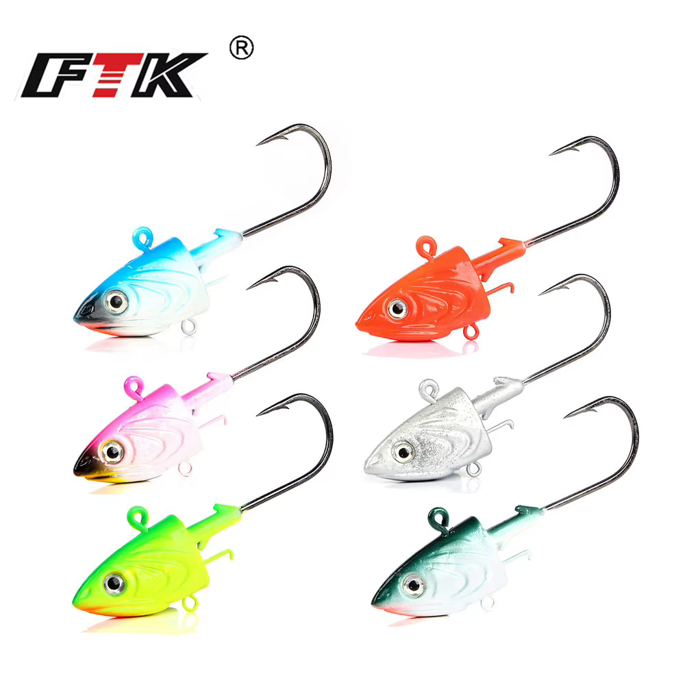 FTK Anzuelos Jig Head para Shad suave - imagen 2