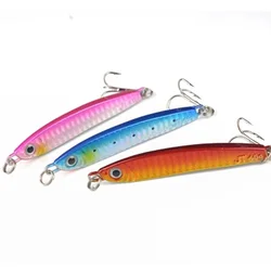 Señuelo tipo cuchara Jigbait metálico para aguas profundas