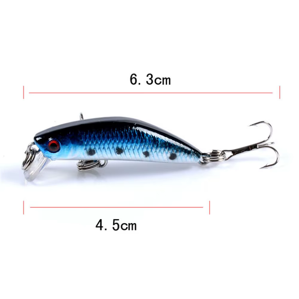 Minnow flotante 45mm 2,8g – Señuelo artificial para spinning - imagen 4