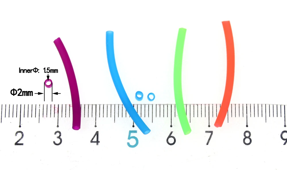 Colores disponibles del tubo elástico