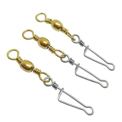 Eslabones giratorios con mosquetón italiano inox para carpa y trucha