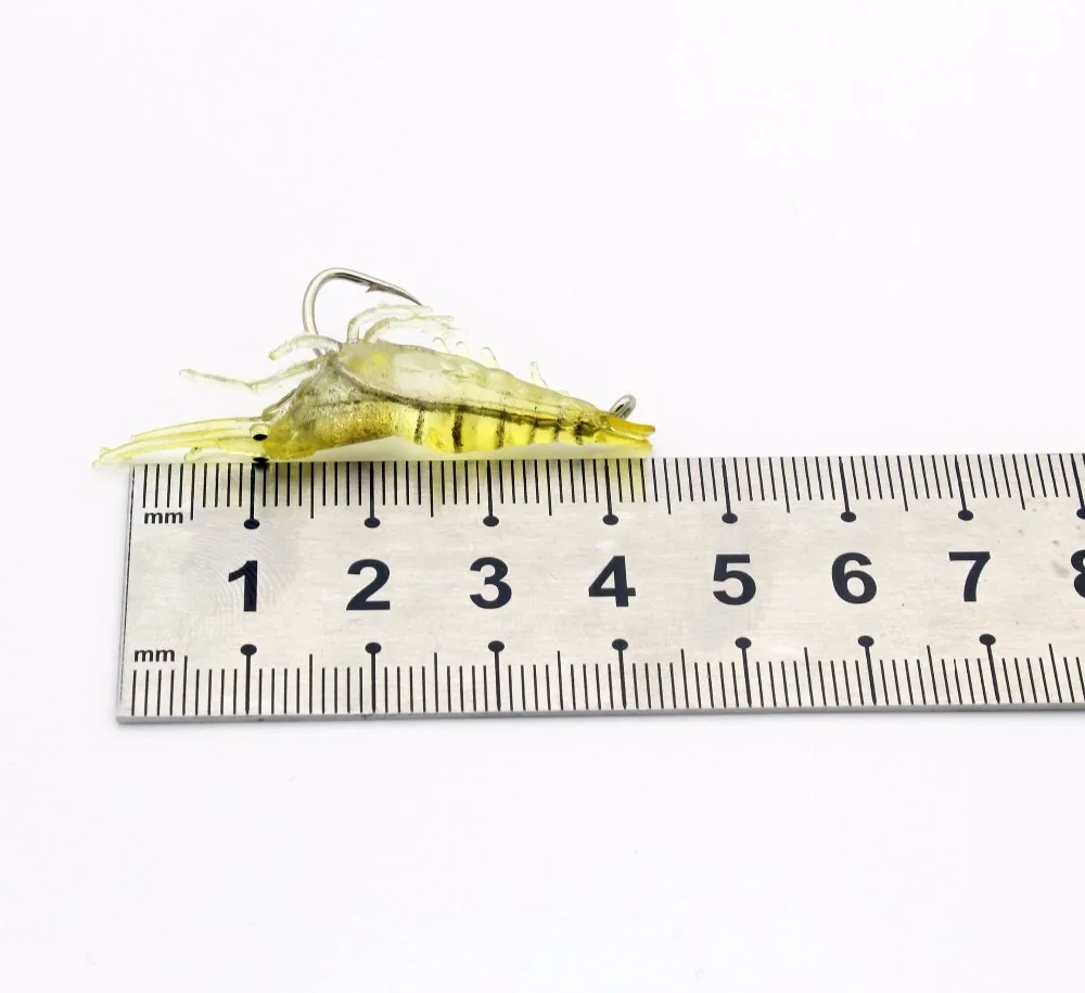 Señuelo de pesca 5cm color amarillo