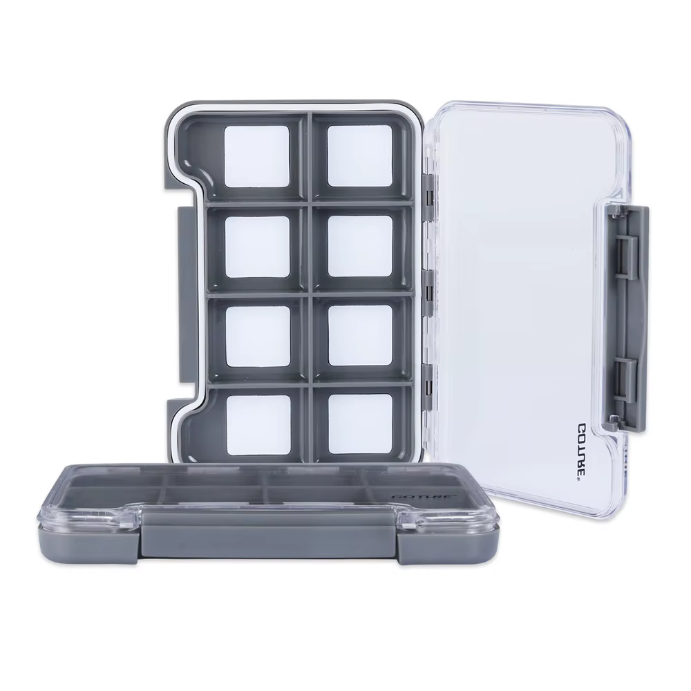 Caja de pesca impermeable doble cara para anzuelos, cebos y moscas - imagen 2