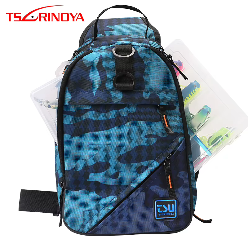 TSURINOYA E1 Bolsa de Pesca Impermeable Multifuncional para Señuelos