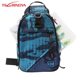 TSURINOYA E1 Bolsa de Pesca Impermeable Multifuncional para Señuelos