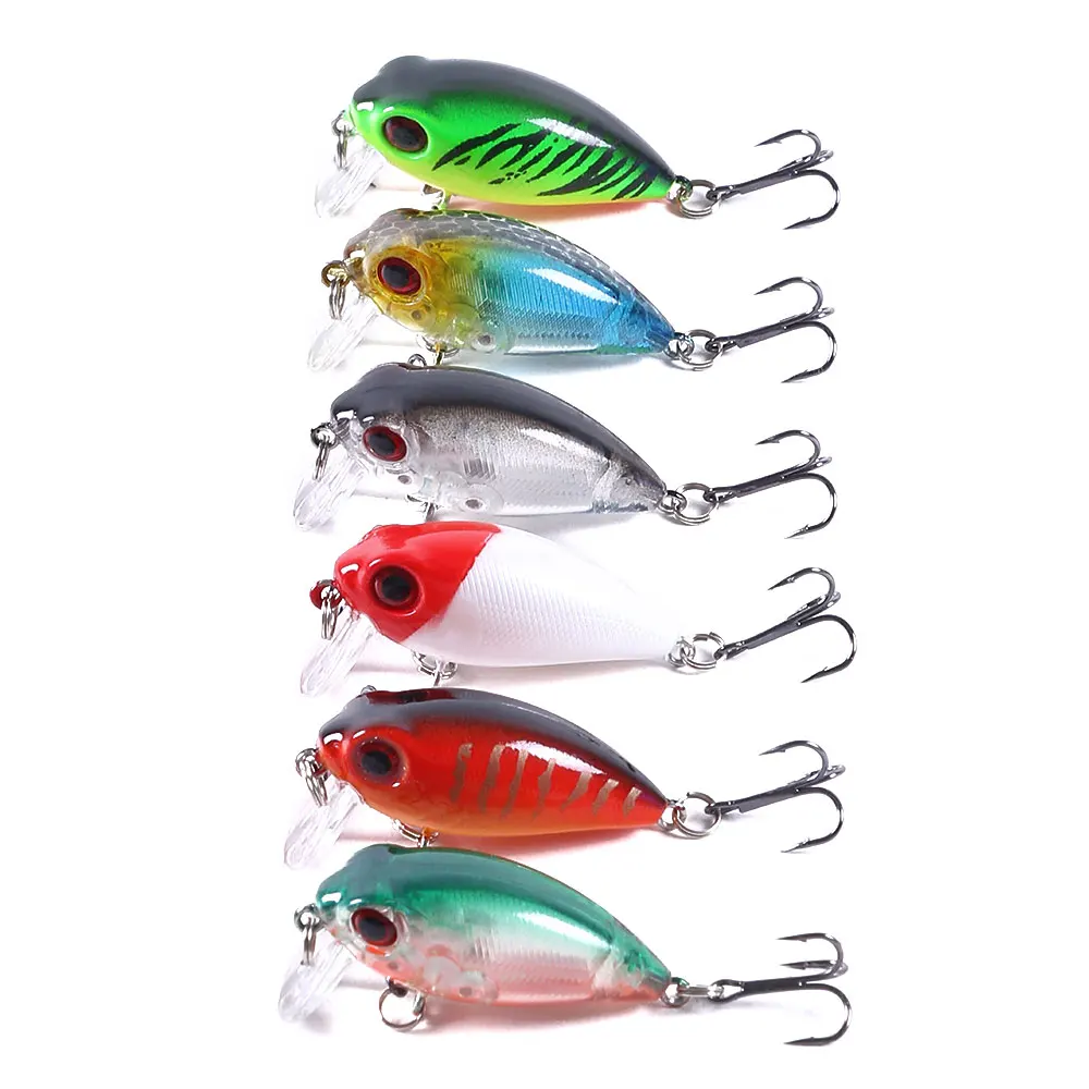 Detalle del perfil y la forma del crankbait