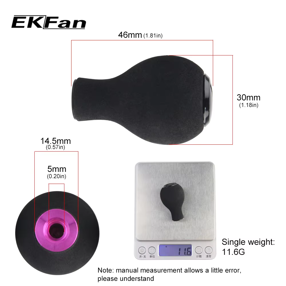 Perillas de Carrete Pesca EKFan EVA Resistente y Ligera - imagen 5