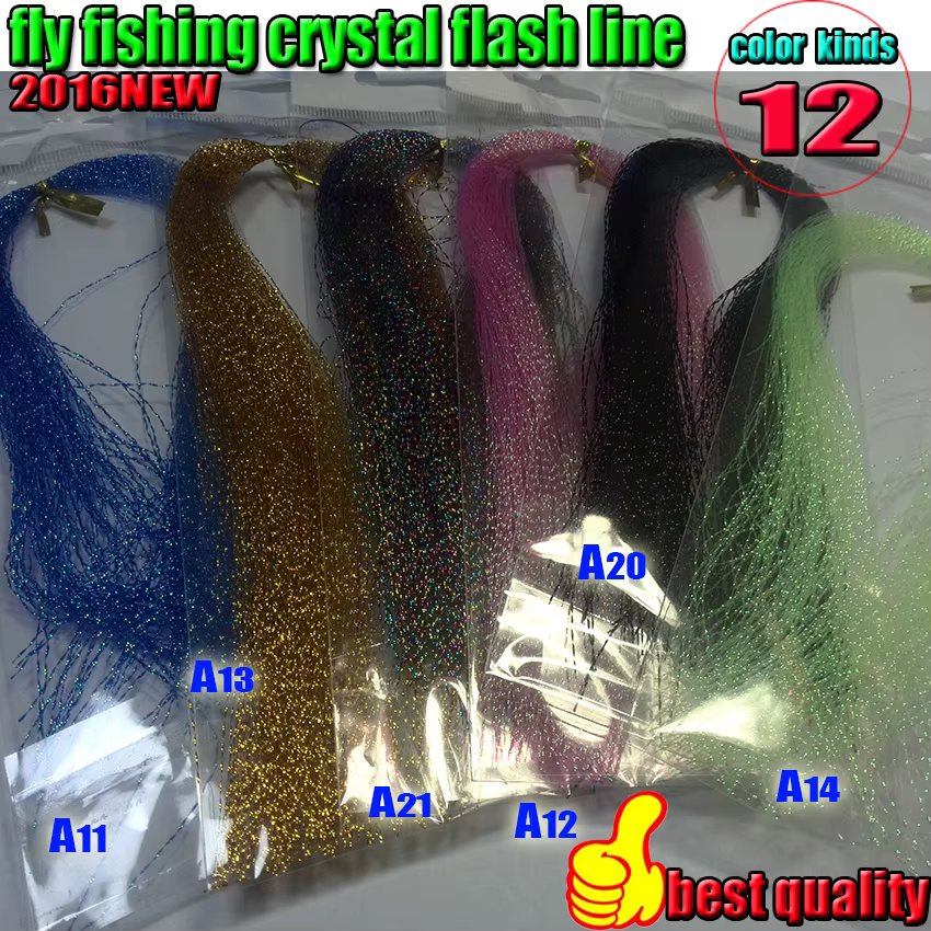 Flash de Cristal Multicolor para montaje de moscas – Fibra iridiscente - imagen 3