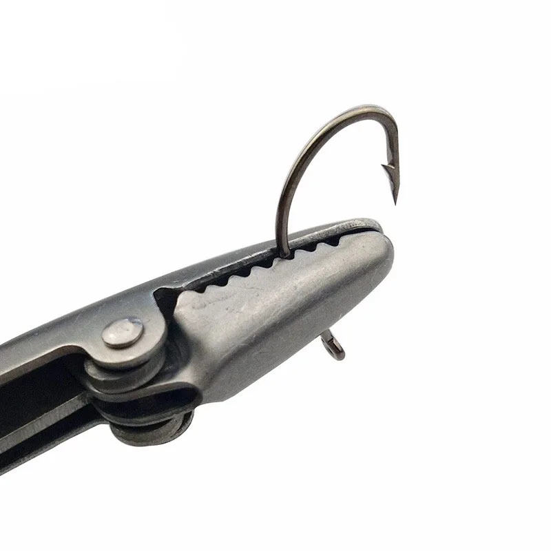 Extractor con diseño tipo pistola para pesca