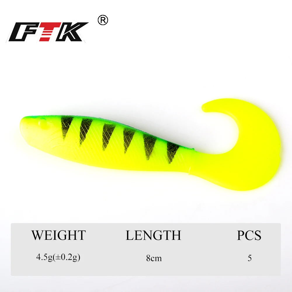FTK Vinilo Lubina – cola 3D vibrante para jigging - imagen 3