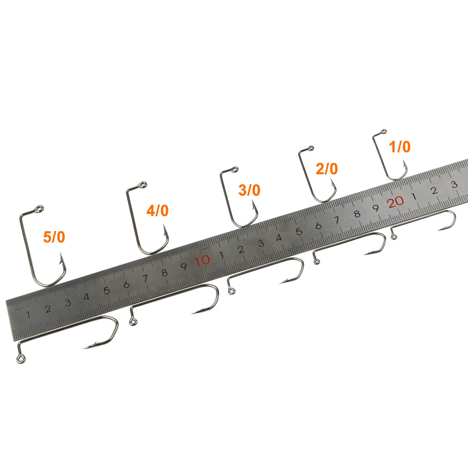Anzuelos Aberdeen vástago largo 90° – Acero alto carbono para jigging - imagen 2