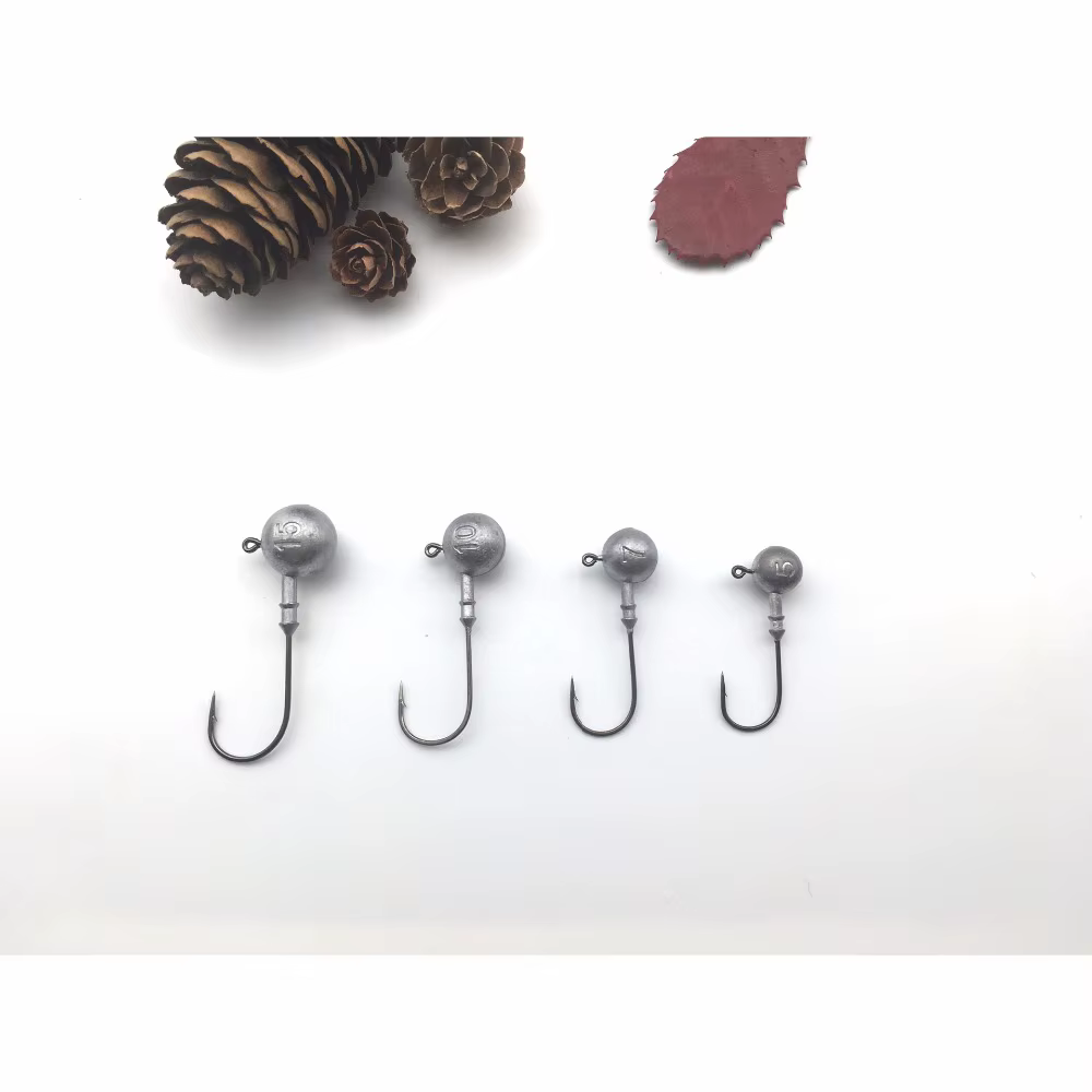 Anzuelo Mustad 32627 Jig Head – Cabeza redonda para vinilos