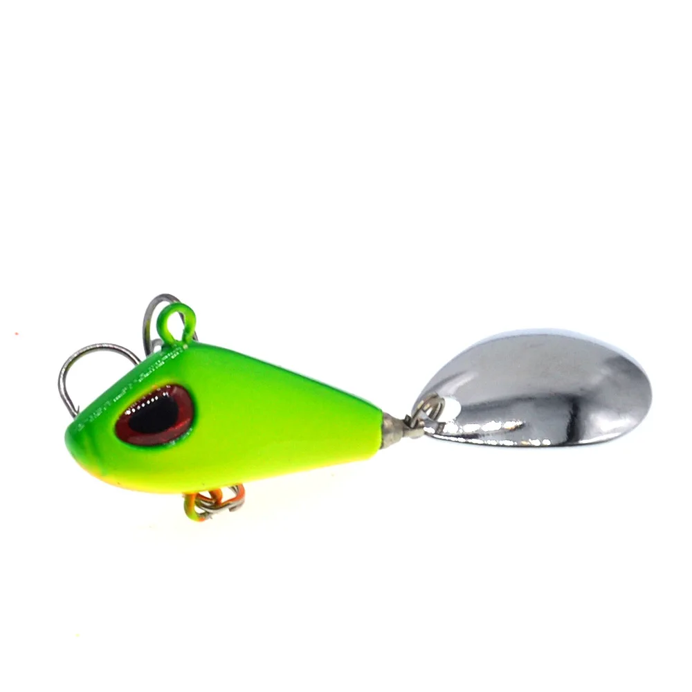 Señuelo VIB rotatorio de largo alcance para pesca en agua dulce y salada