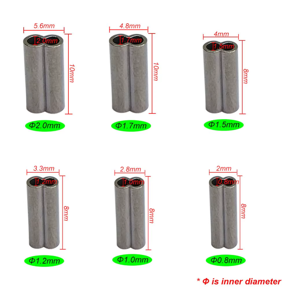 Conectores y mangas dobles para aparejos de pesca de carpa - imagen 4