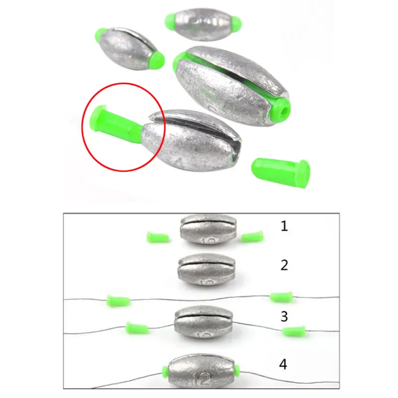 Plomos con goma de agarre fácil para carpa con cambio rápido - imagen 5