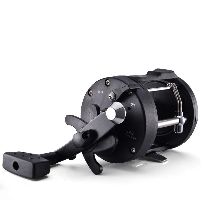 Carrete baitcasting Lizard TSSD negro mano derecha para agua salada - imagen 2
