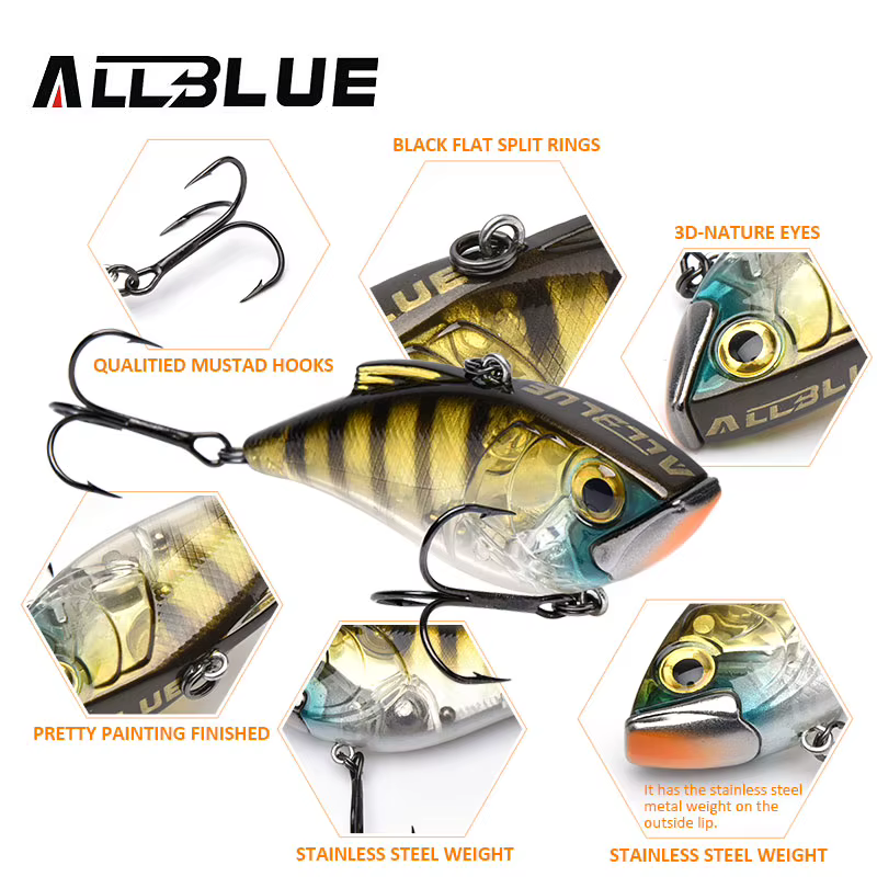 AllBlue Joker 70S – Minnow sinking 7cm para lubina - imagen 3