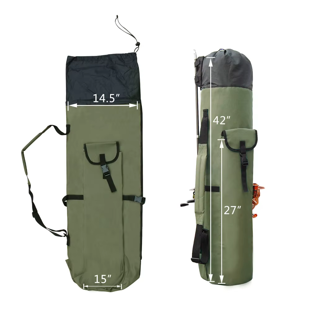 Bolsa de pesca Shaddock: estuche portátil para cañas y aparejos - imagen 3
