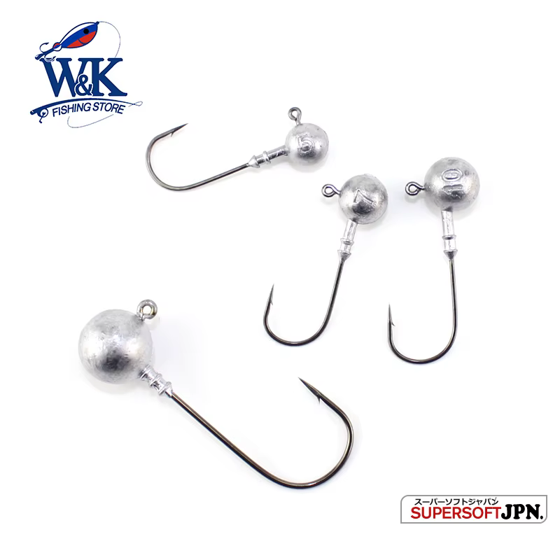 W&K Jig Head Original anzuelo pin tail para vinilo - imagen 2
