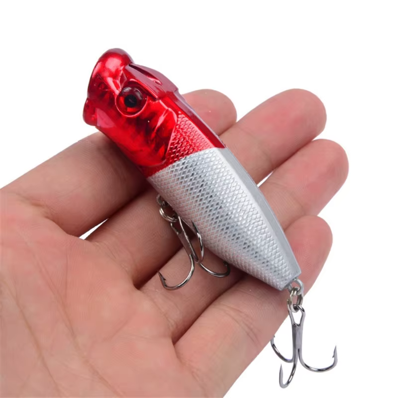 Popper duro 70mm 11,8g con ojos 3D para lubina – Señuelo de pesca - imagen 2