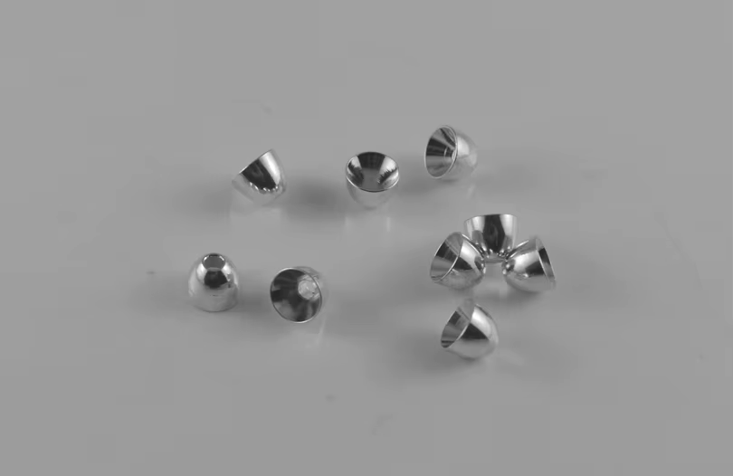 MNFT Cabeza de cono latón para moscas con bolas níquel negro - imagen 5