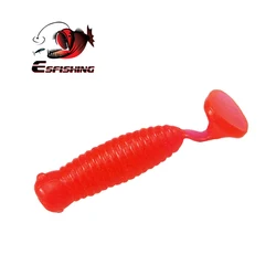 ESFISHING Grub 45mm – Señuelo blando para trucha, lubina y lucio
