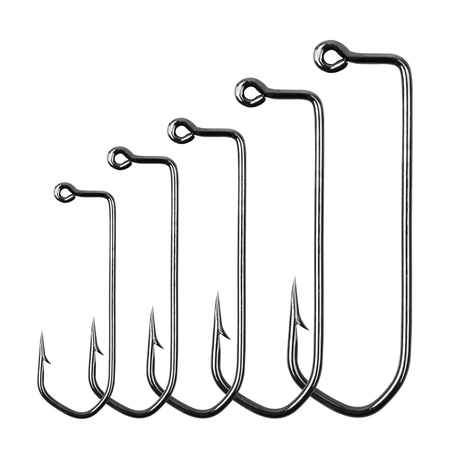 Anzuelos Aberdeen vástago largo 90° – Acero alto carbono para jigging - imagen 3