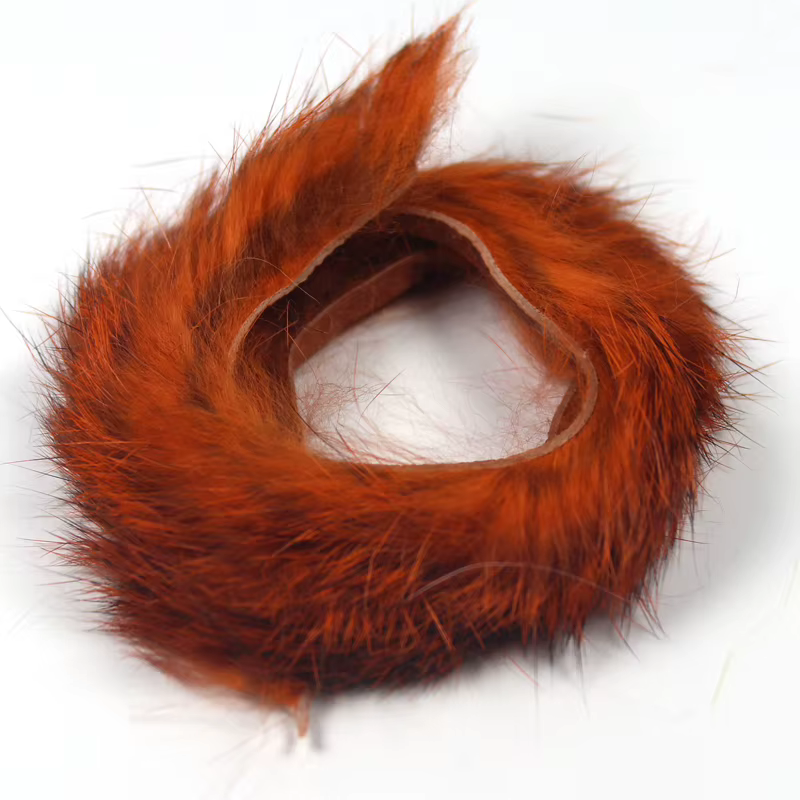 Bimoo Tiras Zonker de Liebre 5mm – Material para Moscas Streamer - imagen 5