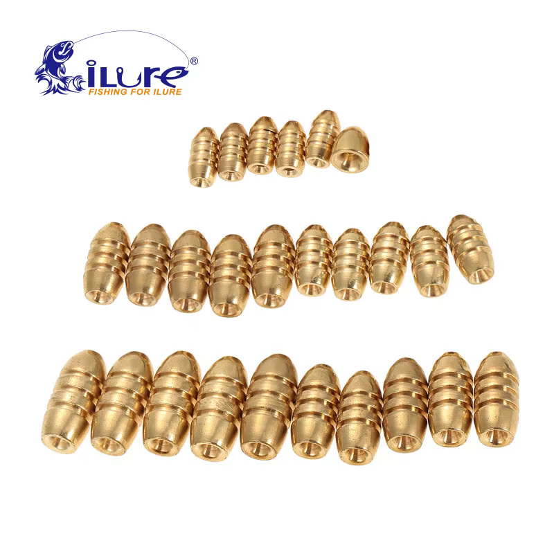 Plomadas bola cobre ILure – 10 uds pesos 2g a 10g - imagen 2