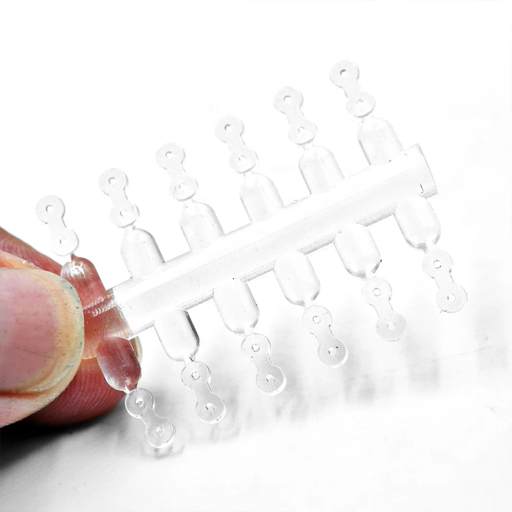 MNFT Señuelos para calamar: anillos de goma elásticos transparentes - imagen 3