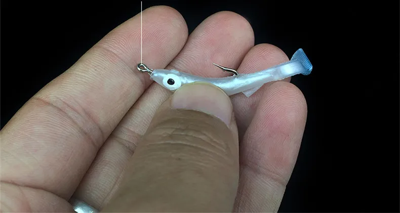 Vinilo simulador de anguila – 5,5-8,5 cm cebo artificial - imagen 2