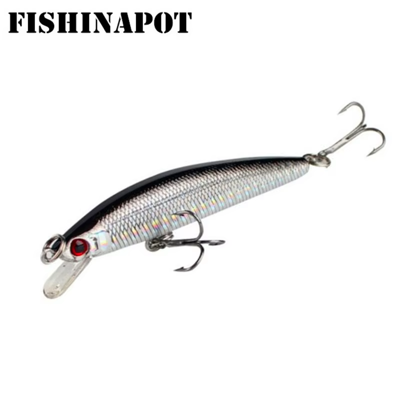Fishinapot Wobbler Pececillo 8,5 cm Señuelo con ojos 3D - imagen 4