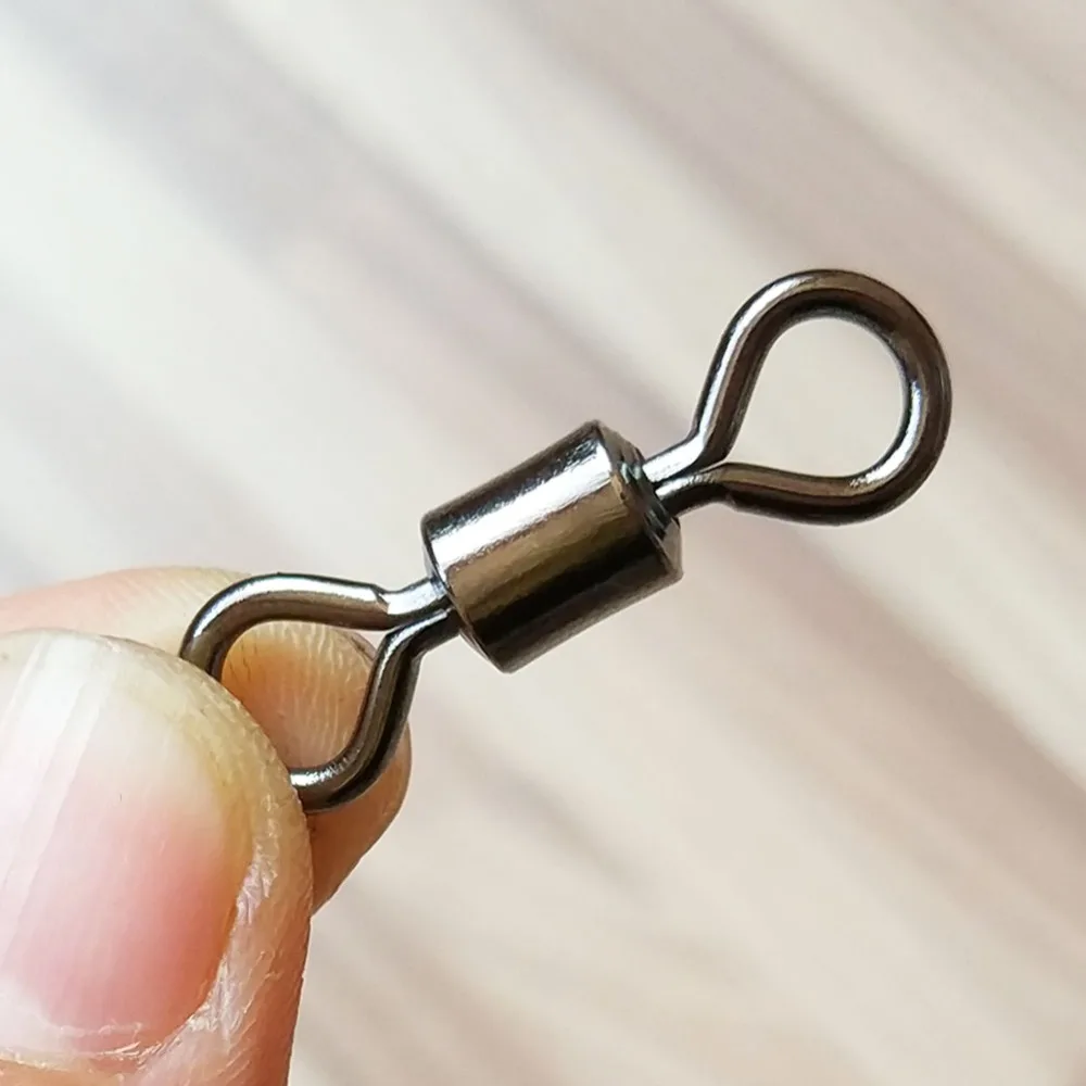 Barril giratorio inoxidable para señuelos de lubina – Conector - imagen 4