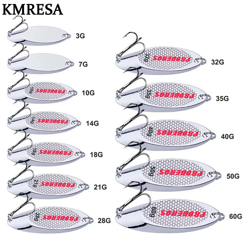 Spinner Giratorio con Lentejuelas – 3g a 28g para Pesca - imagen 3