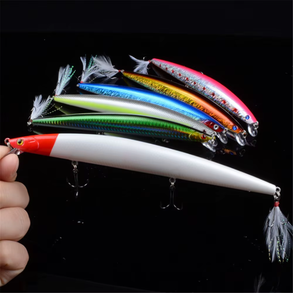Detalle del cuerpo duro y los ojos 3D del swimbait