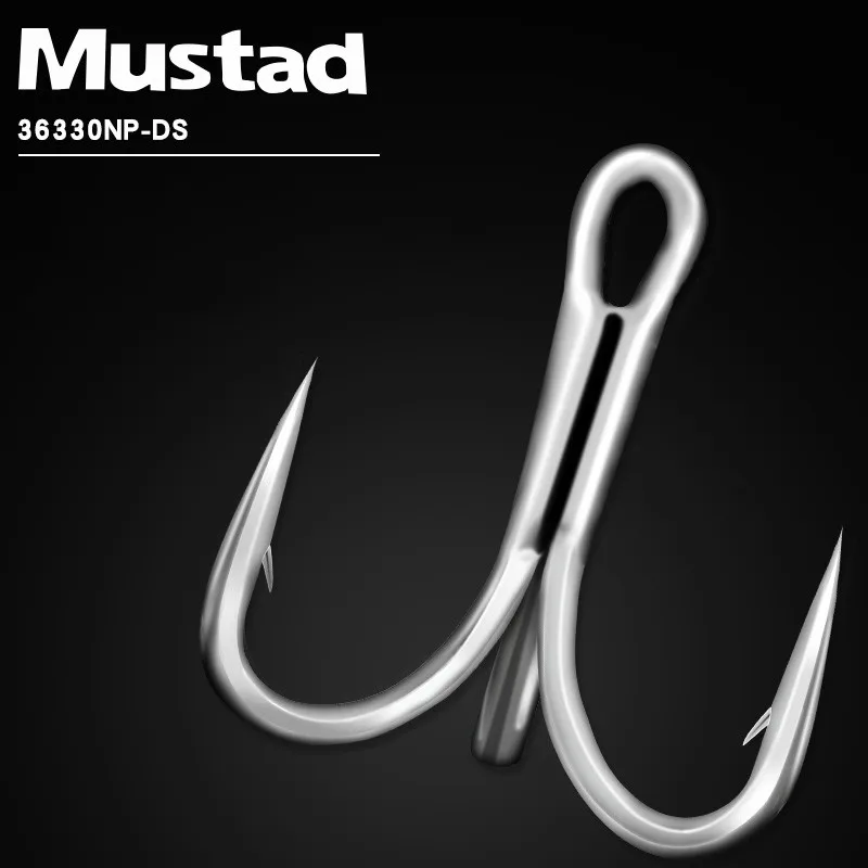 Mustad Anzuelos triples 36330 - puas solidas para calamar oceano - imagen 2