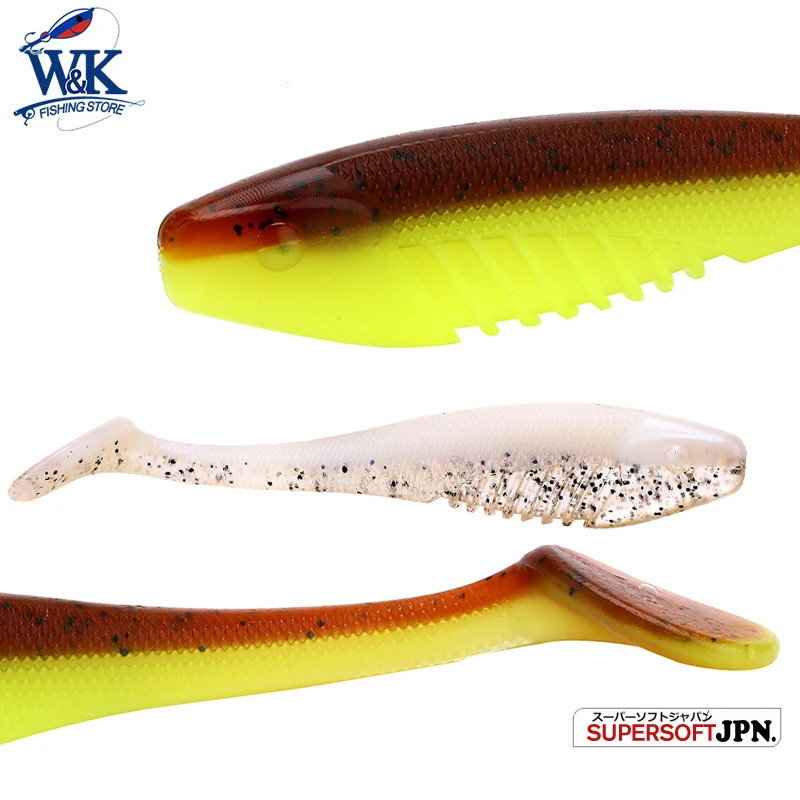Swimbait lubina UV señuelo de vinilo - imagen 2