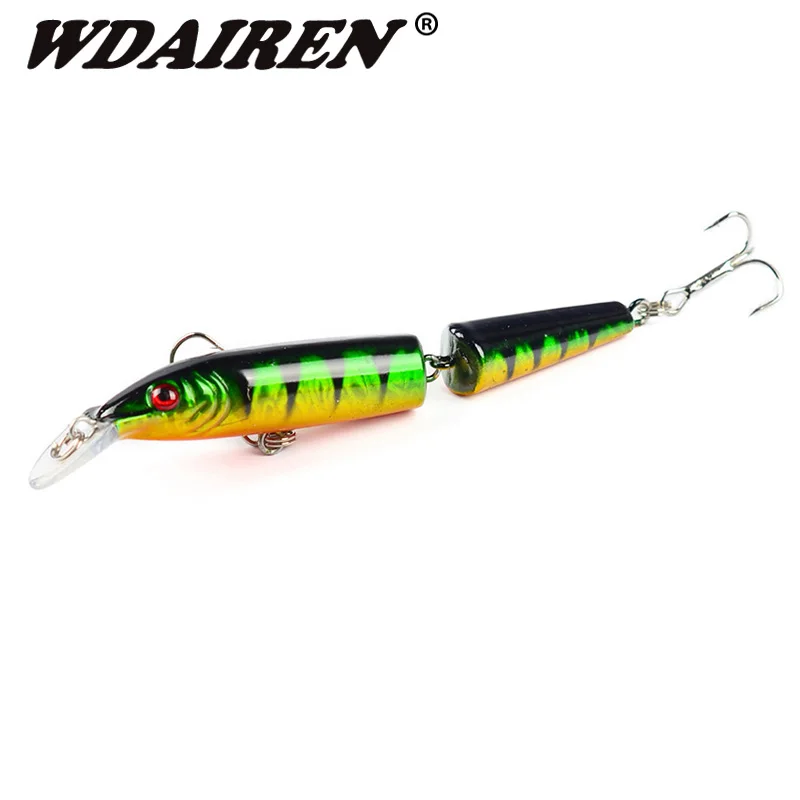 Señuelo Minnow mostrando sus dos articulaciones móviles