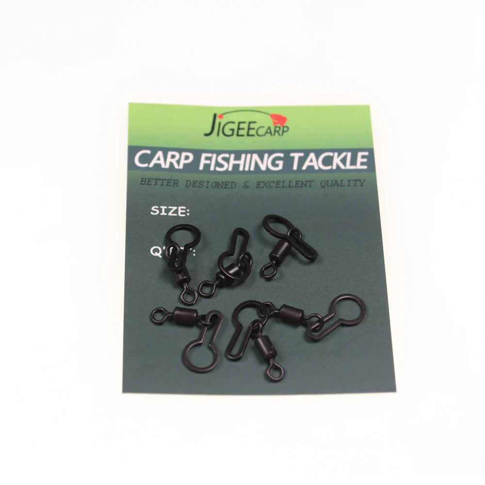 JIGEECARP Ganchos giratorios para carpa con conector de cambio rápido - imagen 3