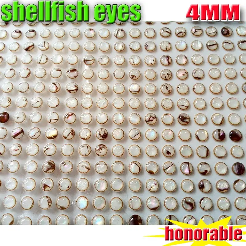Ojos 3D para señuelos 4–8 mm efecto concha en vinilo - imagen 3