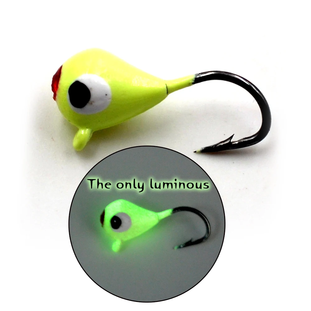 MNFT Kit Jigs para Pesca en Hielo: Anzuelos y Señuelos Luminosos - imagen 4