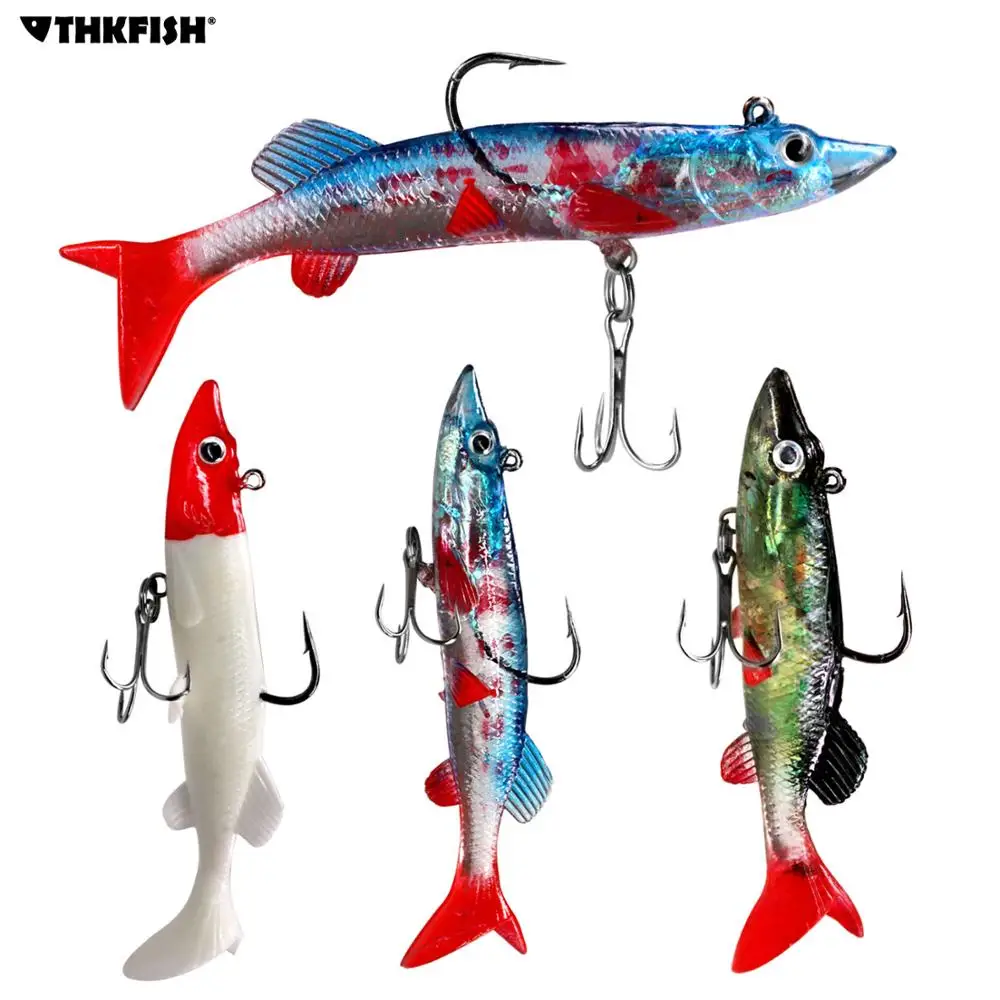 Wobbers T Señuelo Swimbait para Lucio – Cola Suave y Anzuelo Triple