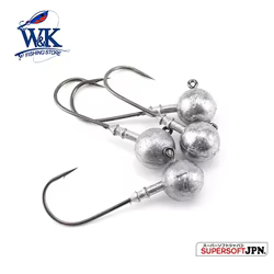 W&K Jig Head Original anzuelo pin tail para vinilo