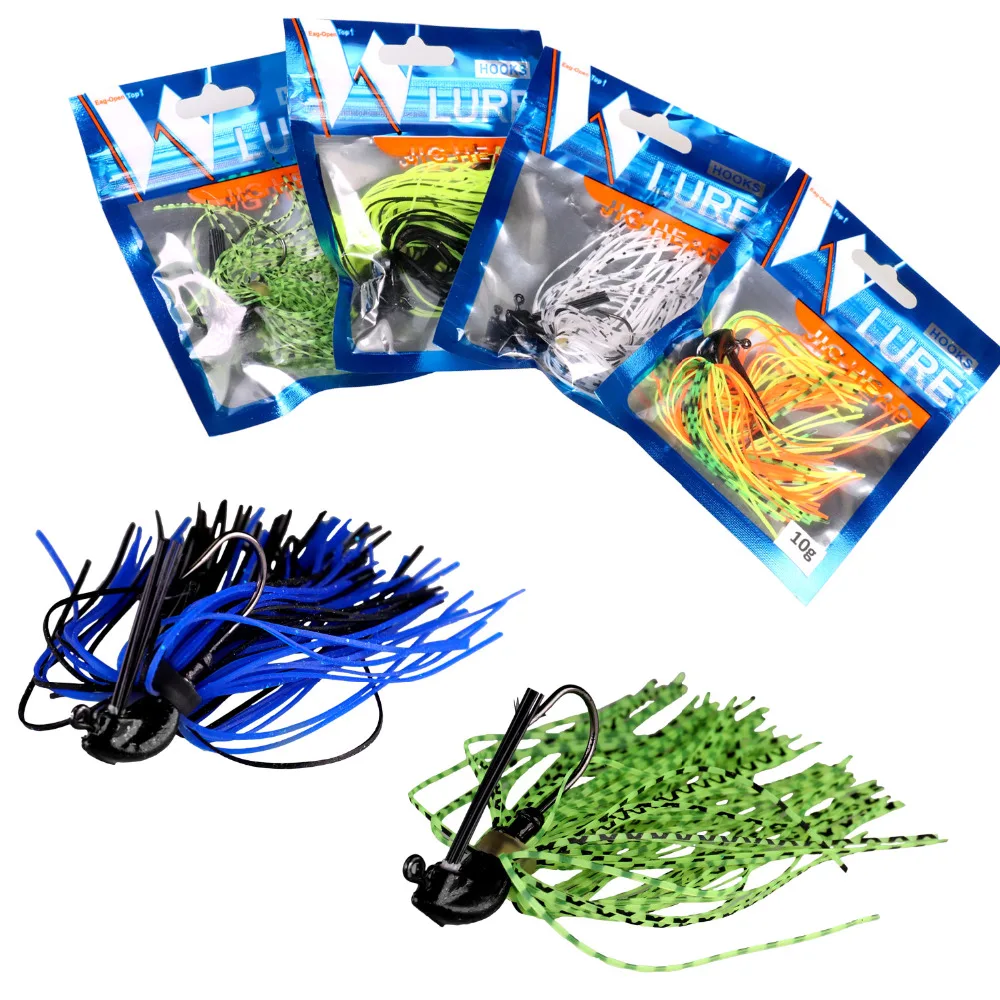 Jig spinner con falda elástica 7-14g para lubina - imagen 5