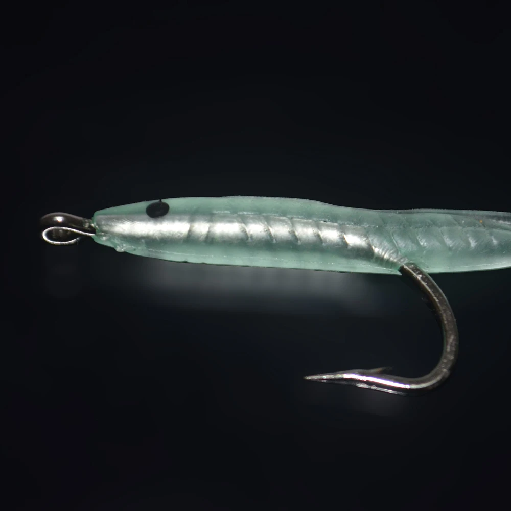 Señuelo Anguila Luminoso – Cebo blando para pesca nocturna - imagen 3