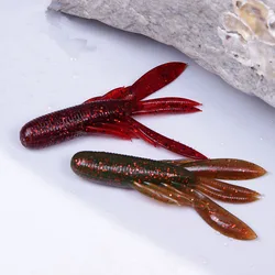 Vinilo Camarón con Olor 8cm – Señuelo Artificial para Pesca
