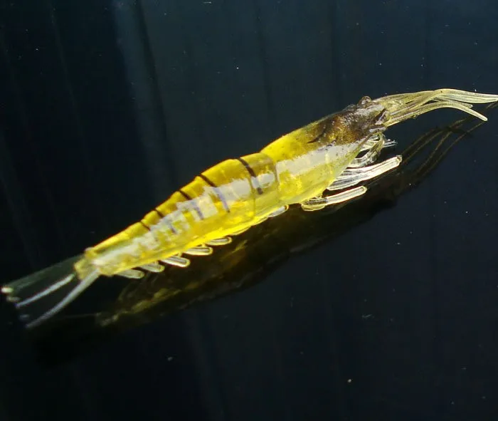 Camarón señuelo cebo suave 7 cm 3,4 g